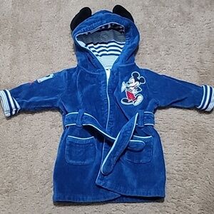 Disney Baby Bathrobe Featuring Mickey Mouse